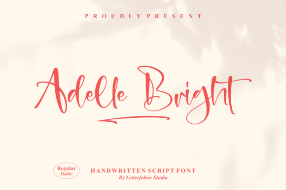 Adelle Bright Font Poster 1