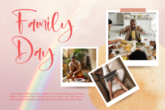 Adelle Bright Font Poster 3