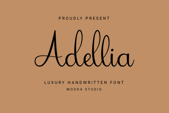 Adellia Font Poster 1