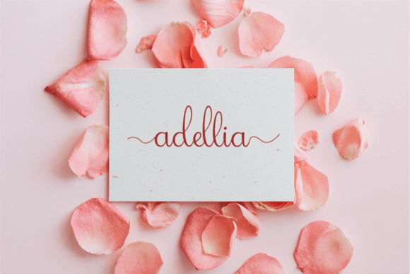 Adellia Font Poster 4