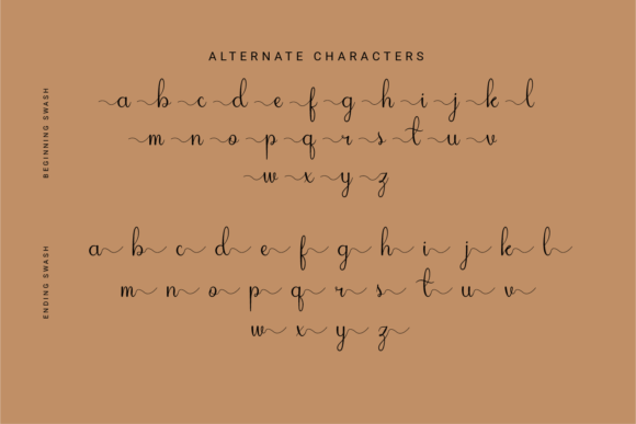 Adellia Font Poster 8