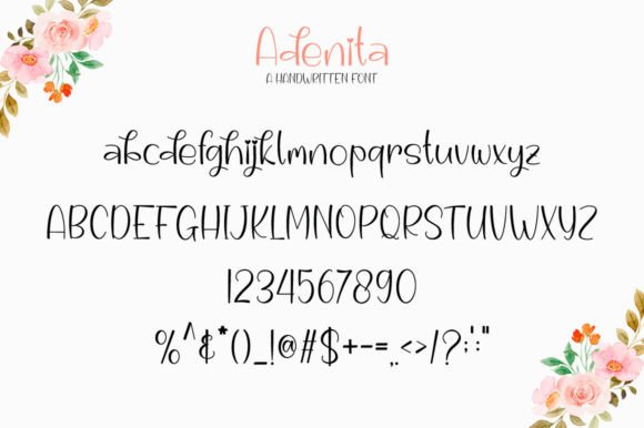 Adenita Font Poster 6