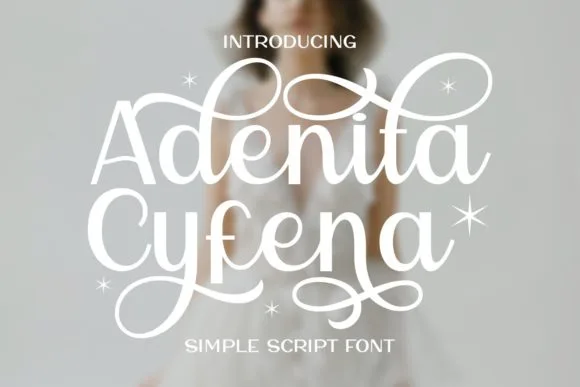 Adenita Cyfena Font Adenita Cyfena Font Poster 1