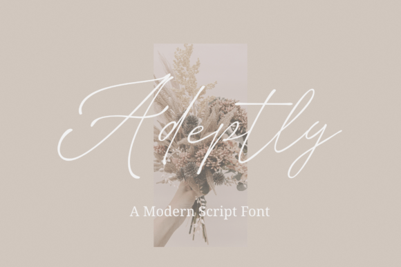 Adeptly Font Poster 1