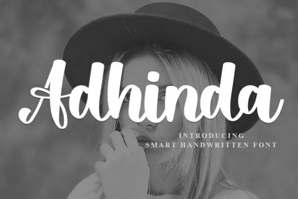 Adhinda Font Adhinda Font Poster 1