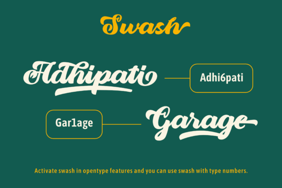 Adhipati Font Poster 5