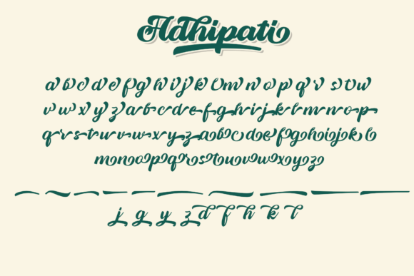 Adhipati Font Poster 6