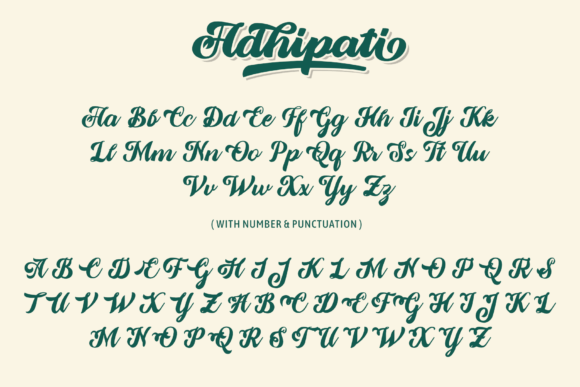 Adhipati Font Poster 7