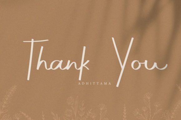 Adhittama Font Poster 10
