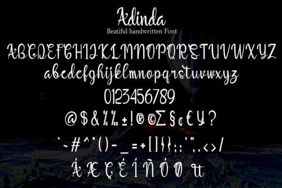Adinda Font Poster 6