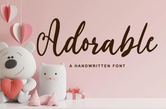 Adorable Font Poster 1