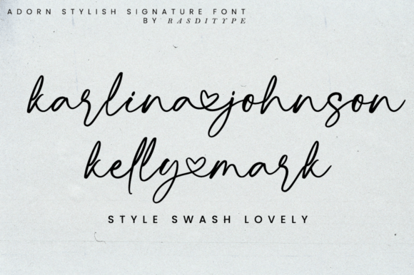 Adorn Stylish Font Poster 10