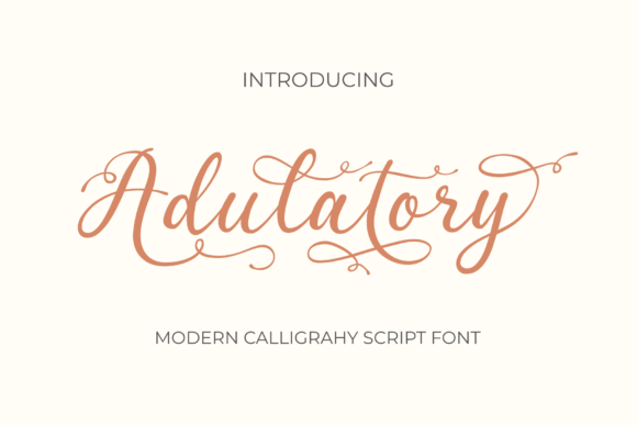 Adulatory Font