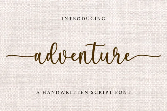 Adventure Font Poster 1