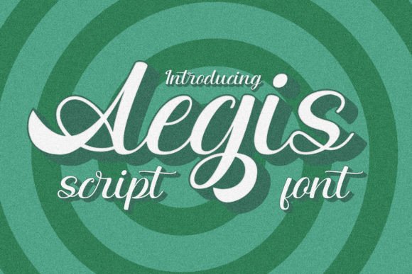 Aegis Font Poster 1