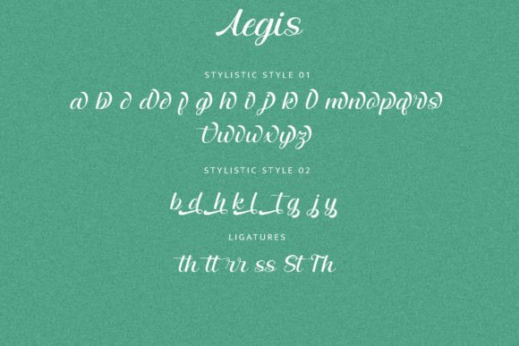 Aegis Font Poster 6