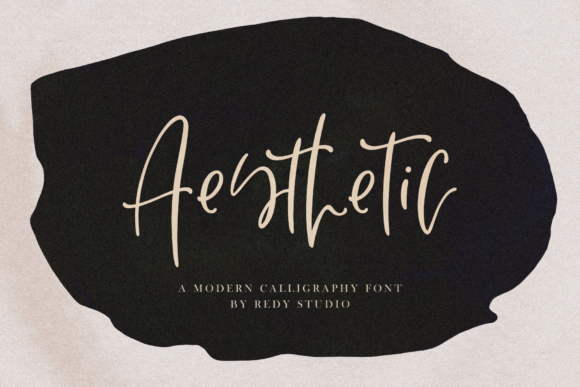 Aesthetic Font Poster 1