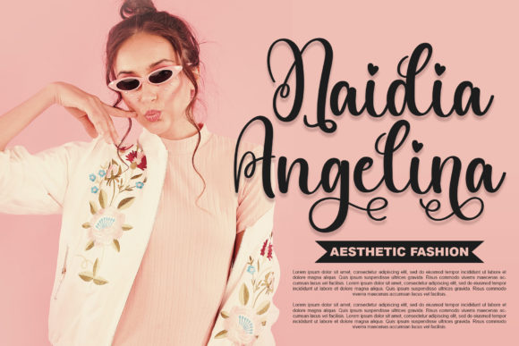 Aesthetic Font Poster 4