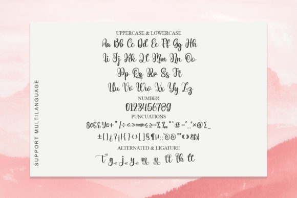 Aesthetic Font Poster 7