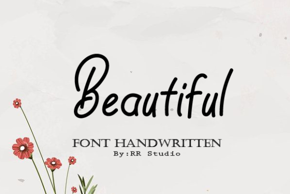 Aesthetic Font Poster 3