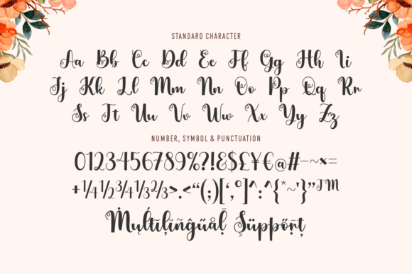Aesthetic Catchy Font Poster 7