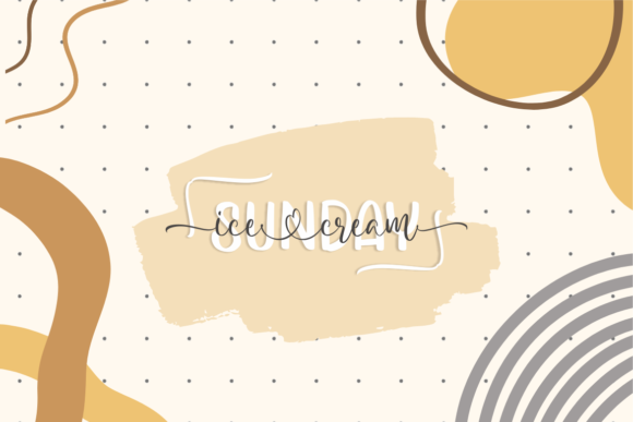 Aesthetic Pattern Duo Font Poster 9
