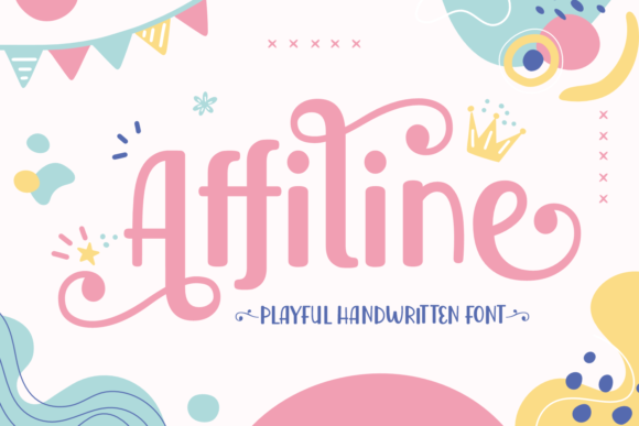 Affiline Font Affiline Font Poster 1