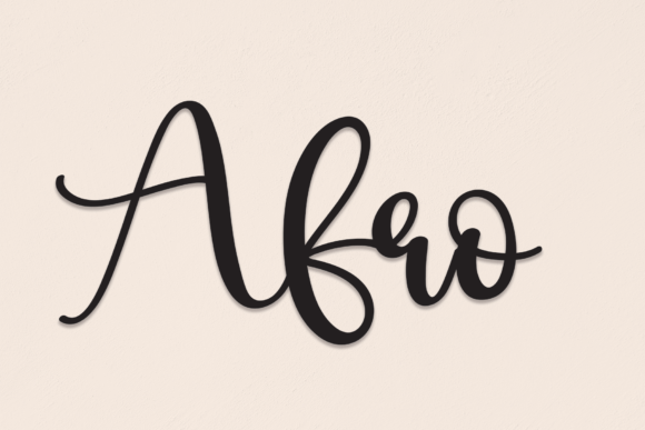 Afro Font