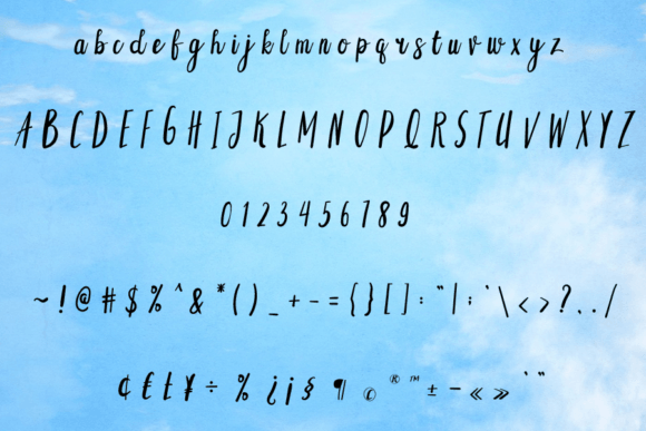 Afternoon Font Poster 5