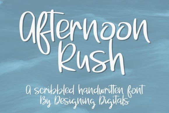 Afternoon Rush Font Poster 1