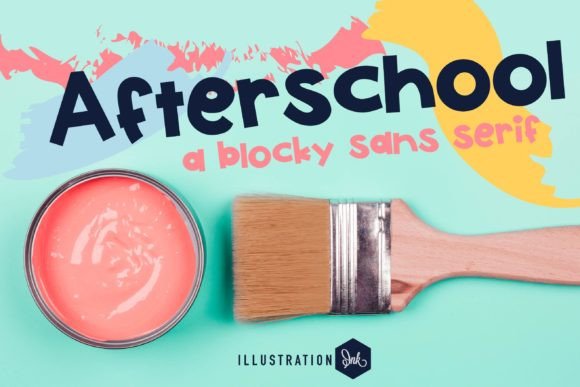Afterschool Font Poster 1