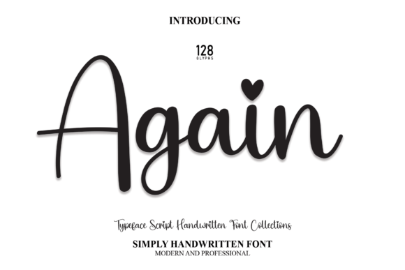 Again Font Poster 1