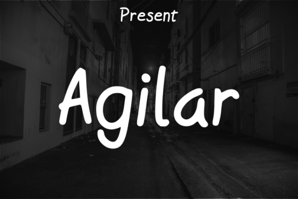 Agilar Font Poster 1