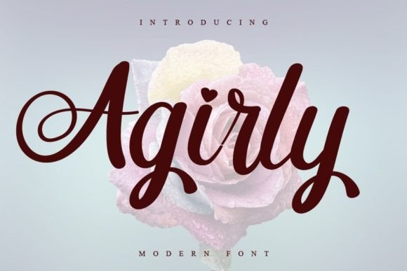 Agirly Font Poster 1