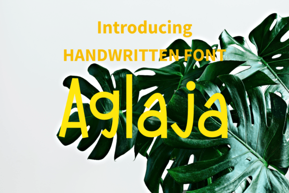 Aglaja Font Poster 1