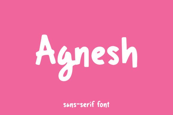 Agnesh Font Poster 1
