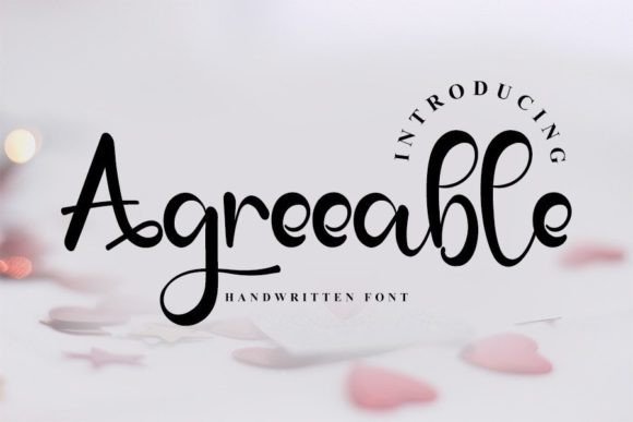 Agreeable Font Poster 1