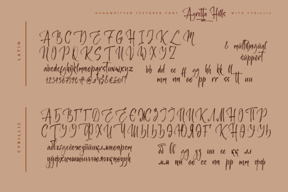 Agretta Hills Font Poster 15