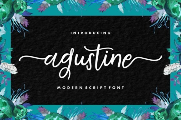 Agustine Font Poster 1