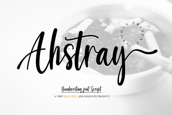 Ahstray Font Poster 1