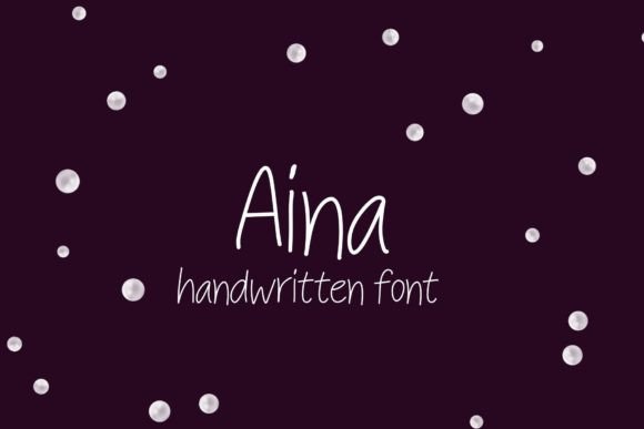 Aina Font Poster 1