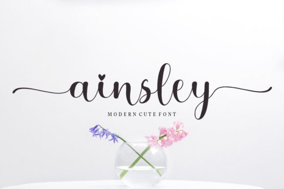 Ainsley Font Poster 1