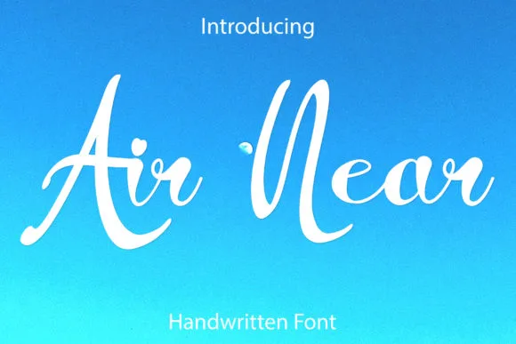 Air Near Font Air Near Font Poster 1