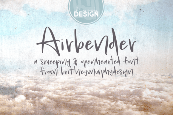 Airbender Font Poster 1