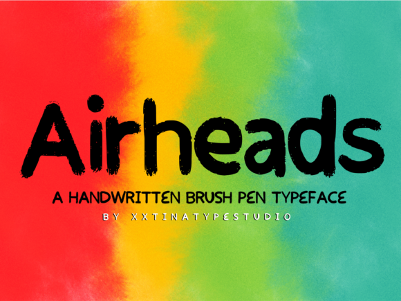 Airheads Font Airheads Font Poster 1
