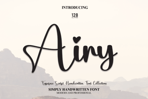 Airy Font Poster 1