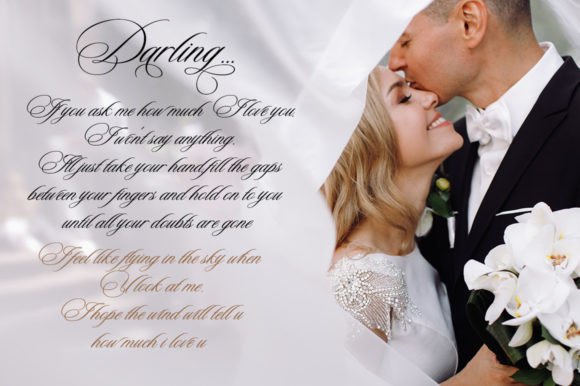 Aisha Lovely Font Poster 6