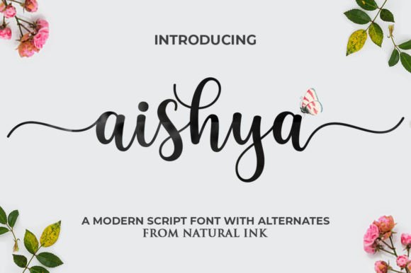 Aishya Font Poster 1