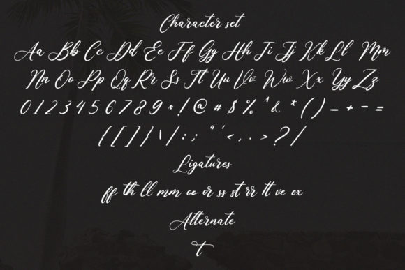 Aisollya Font Poster 9