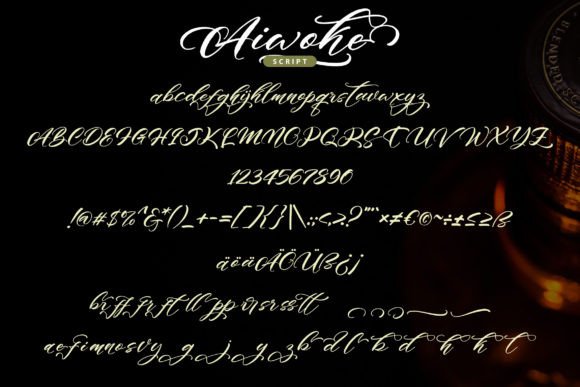 Aiwoke Font Poster 5